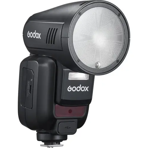 Godox V 100 C – Round Head TTL Flash για Canon μηχανές με μπαταρία λιθίου