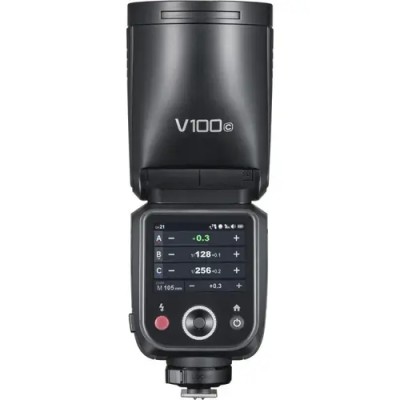 Godox V 100 C – Round Head TTL Flash για Canon μηχανές με μπαταρία λιθίου