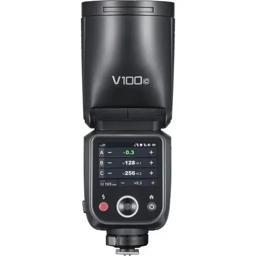 Godox V 100 C – Round Head TTL Flash για Canon μηχανές με μπαταρία λιθίου