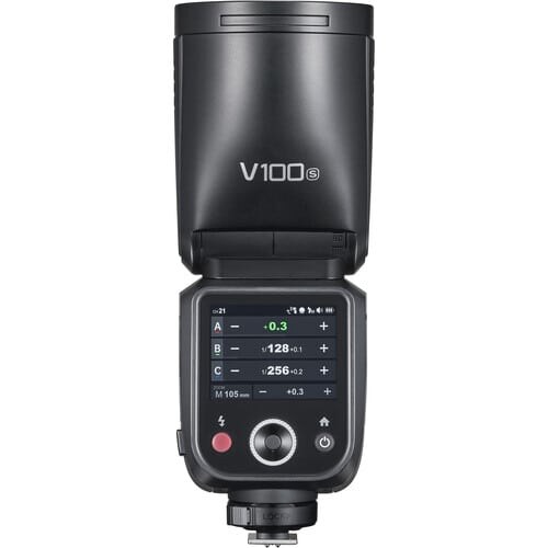 Godox V 100 S – Round Head TTL Flash για Sony μηχανές με μπαταρία λιθίου