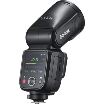 Godox V 100 S – Round Head TTL Flash για Sony μηχανές με μπαταρία λιθίου