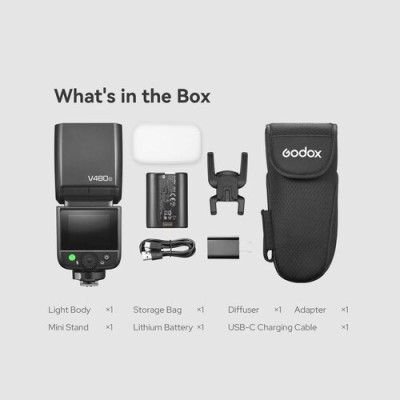 Godox V480F – TTL Flash για Fuji Μηχανές