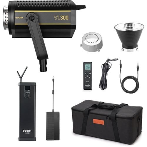 Godox VL300 – Φορητό 300W LED Light (5600K) Bowens Mount