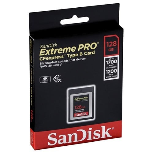 SanDisk Extreme PRO CF Express 128GB Type B