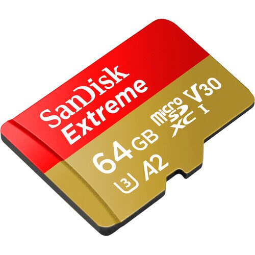 SanDisk microSDXC V30 A2 64 Extreme 190MB/s V30 UHS-I U3