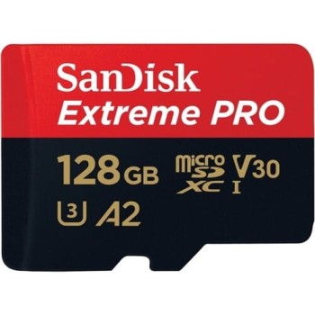 SanDisk Extreme Pro microSD 128GB+SD Adpt 200MB/s A2 V30 UHS-I U3