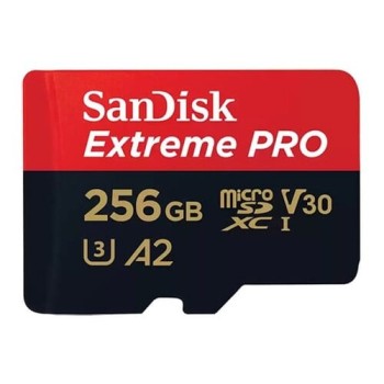 SanDisk Extreme Pro microSD 256GB+SD Adpt 200MB/s A2 V30 UHS-I U3