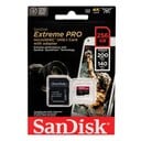 SanDisk Extreme Pro microSD 256GB+SD Adpt 200MB/s A2 V30 UHS-I U3