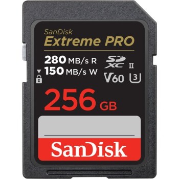 SanDisk Extreme Pro SDXC 256GB UHS-II C10 U3 V60