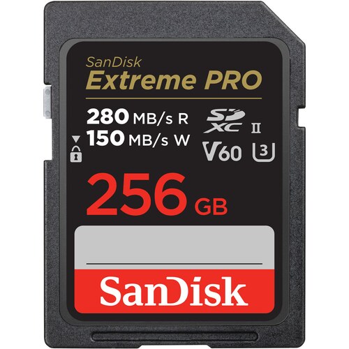 SanDisk Extreme Pro SDXC 256GB UHS-II C10 U3 V60