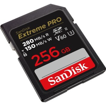 SanDisk Extreme Pro SDXC 256GB UHS-II C10 U3 V60