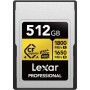 Lexar 512GB Professional GOLD CFexpress 4.0 Type A Memory Card