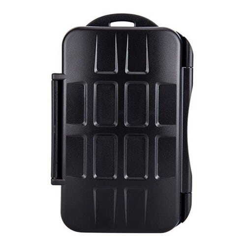 JJC MC-ST16 Water Resistant Memory Card Case (Fits 8 x SD + 8 x Micro SD Cards)