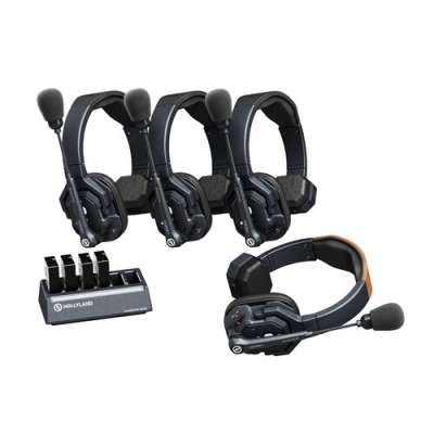Hollyland Solidcom SE 4S – 4πλό Full-Duplex σύστημα Intercom με ENC (Global Version 2.4 GHz)
