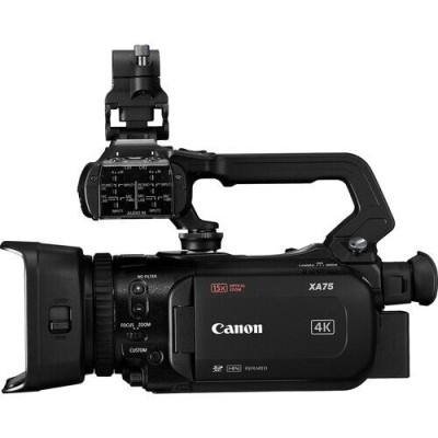 Canon XA75 UHD 4K30 Βίντεοκάμερα με Dual-Pixel Autofocus