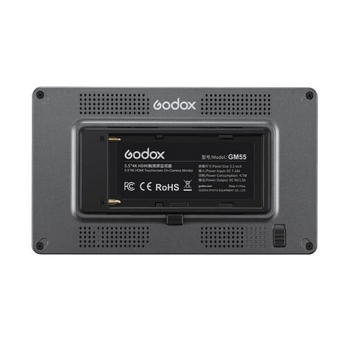 Godox GM55 – 5.5″ 4K HDMI Touchscreen On-Camera Monitor