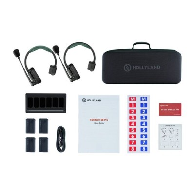 Hollyland Solidcom SE Pro 2S - 2πλό Full-Duplex 1.9 GHz σύστημα Intercom με ENC