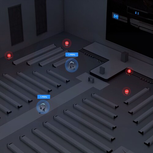 Hollyland Solidcom SE Pro 9S - 9πλό Full-Duplex 1.9 GHz σύστημα Intercom με ENC