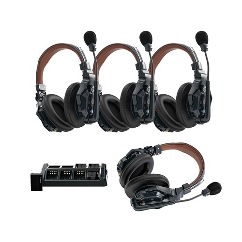 Hollyland Solidcom C1 Pro-4SDH – 4πλό σύστημα ασύρματων ακουστικών ενδοεπικοινωνίας Full-duplex (Double-Ear Version)