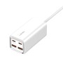 LDNIO 220V 65W, 2xUSB-A + 2xUSB-C + AC, Desktop 2500W, white - A4610
