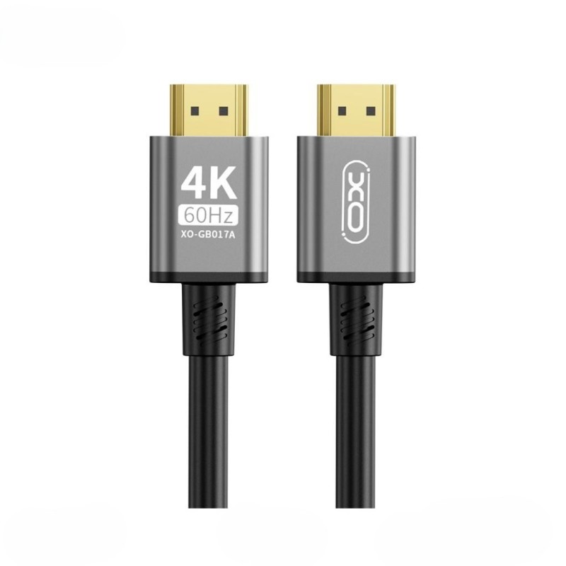 XO GB017A Cable HDMI - HDMI 4K, 3m, black