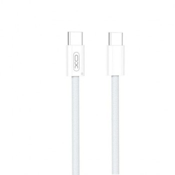 XO NB-Q260A Cable Type-C - Type-C, 60W, Braided, PD white 1M