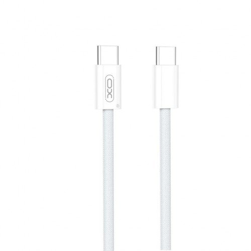 XO NB-Q260A Cable Type-C - Type-C, 60W, Braided, PD white 1M