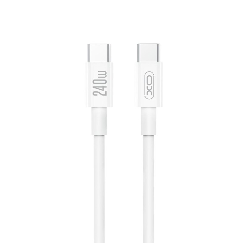 XO NB-Q298 Cable Type-C - Type-C, 240W, 1m,  white