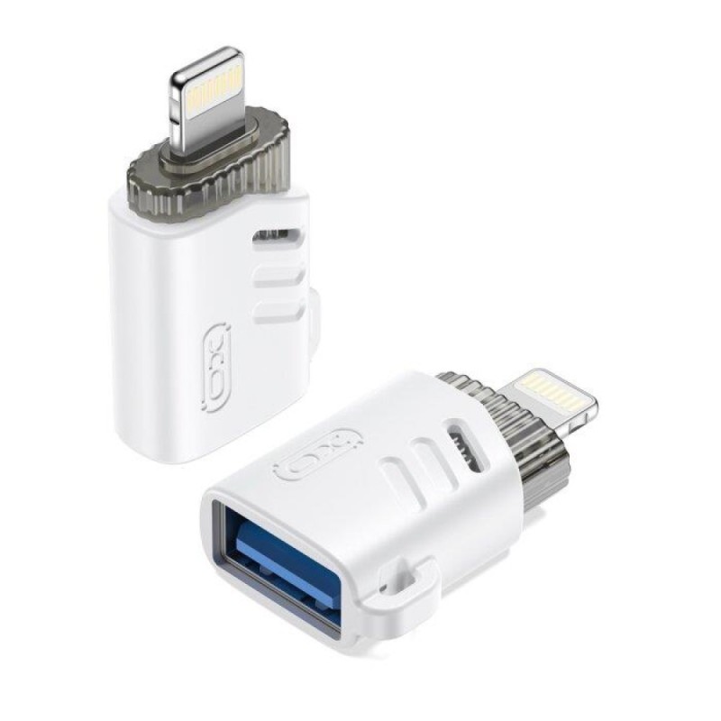 XO NB256A Αντάπτορας USB-A θυληκό σε lightning OTG με Κορδόνι