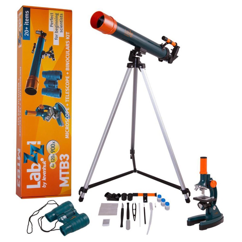 ΚΙΤ ΤΗΛΕΣΚΟΠΙΟΥ ΜΙΚΡΟΣΚΟΠΙΟΥ ΚΙΑΛΙΩΝ LABZZ MTB3