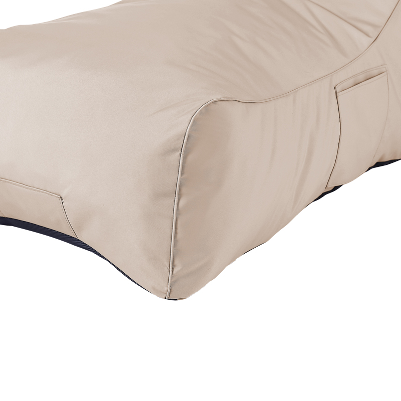 Πουφ ξαπλώστρα επαγγελματικό Otenda pakoworld αδιάβροχο σε μπεζ απόχρωση 67x110x65εκ