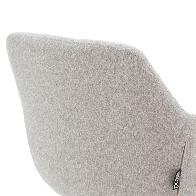 Πολυθρόνα Nasima pakoworld ύφασμα γκρι-φυσικό 57x58x84εκ | 2 τμχ