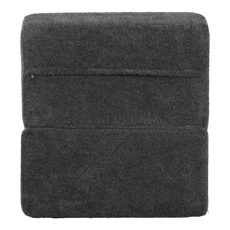 Πολυθρόνα-Κρεβάτι Ferderina pakoworld ύφασμα σε ανθρακί απόχρωση 66x102x73εκ