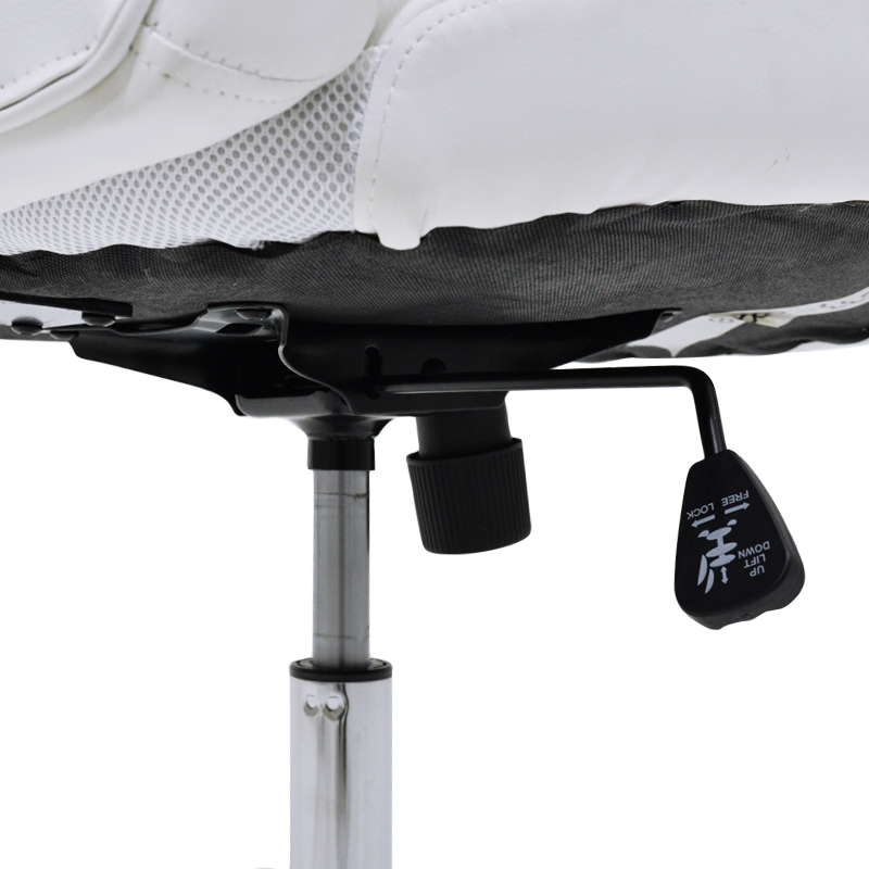 Καρέκλα γραφείου διευθυντή Sonar pakoworld pu σε λευκή απόχρωση