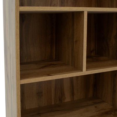 Βιβλιοθήκη Lucinda pakoworld oak 120x29.8x180.5εκ