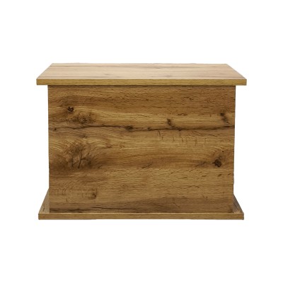 Τραπέζι σαλονιού Nuvele pakoworld sonoma-λευκό 90x50x35εκ