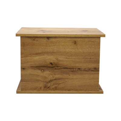 Τραπέζι σαλονιού Nuvele pakoworld γκρι-sonoma 90x50x35εκ