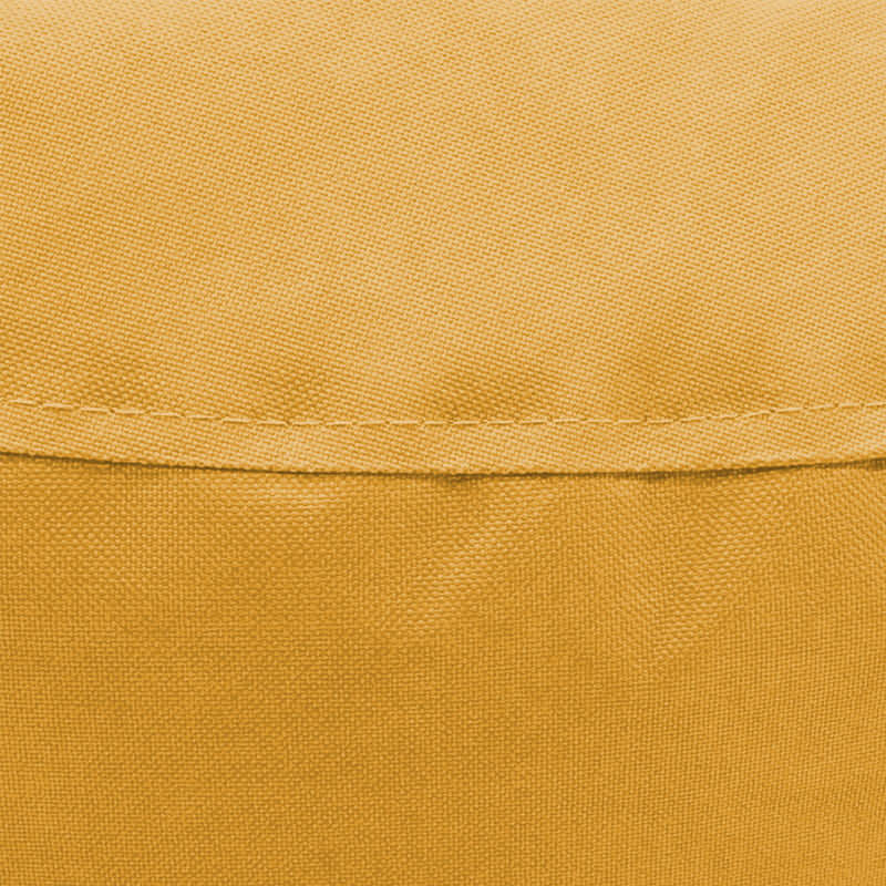 Πουφ πολυθρόνα Norm PRO pakoworld υφασμάτινο αδιάβροχο κίτρινο