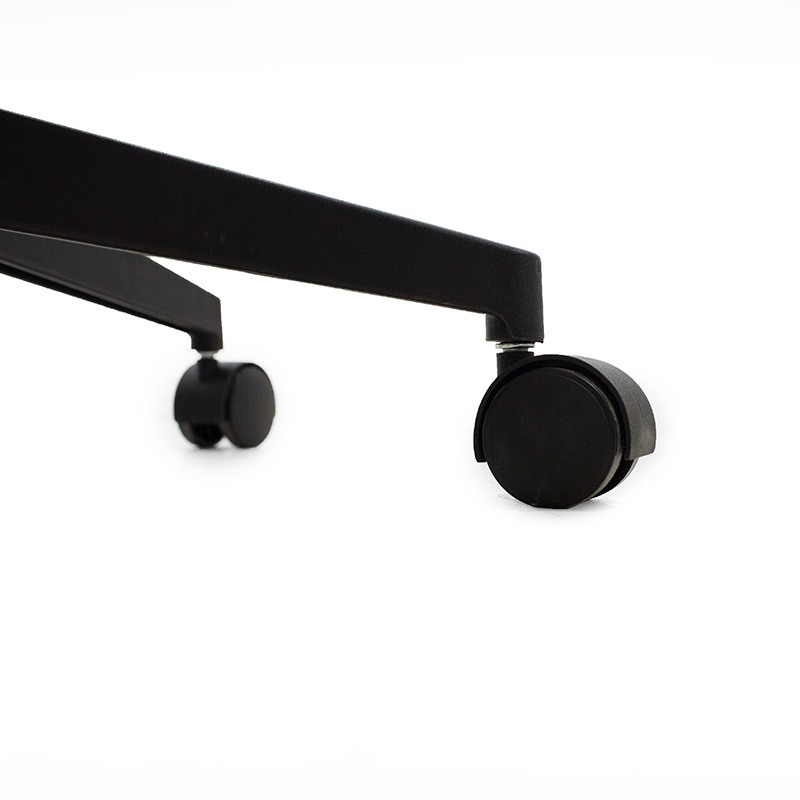 Καρέκλα γραφείου Ghost pakoworld με ύφασμα mesh χρώμα μαύρο - γκρι