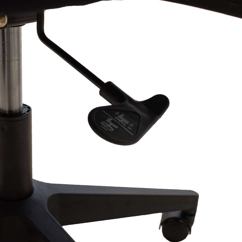 Καρέκλα γραφείου εργασίας Ghost pakoworld με ύφασμα mesh χρώμα μαύρο