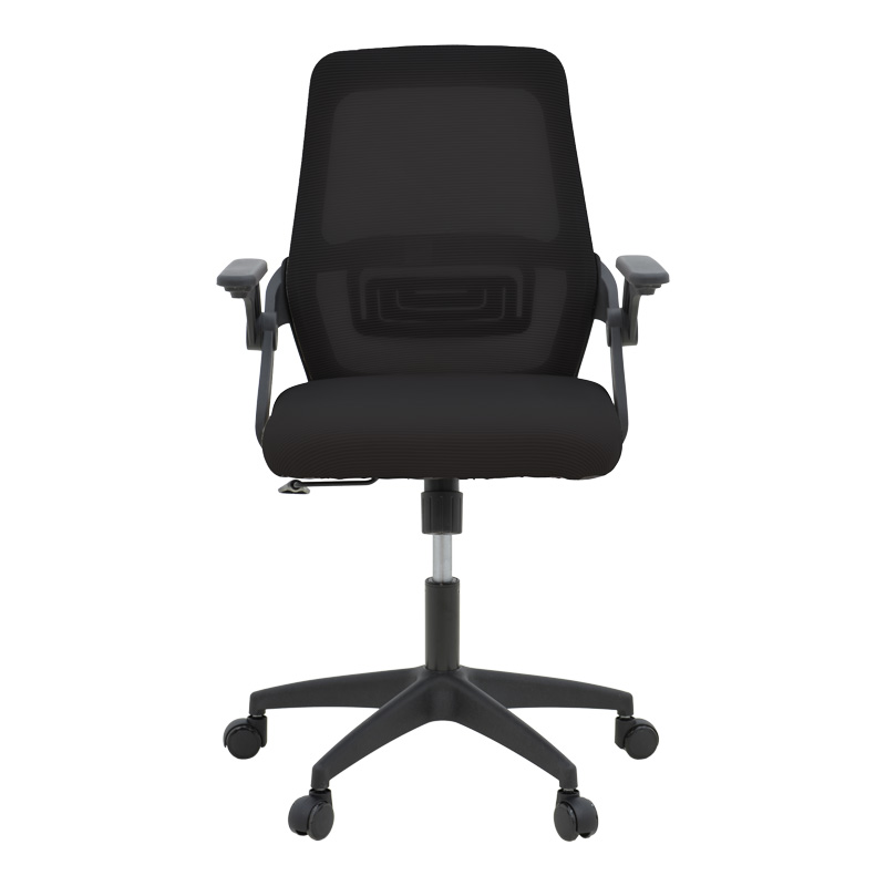 Καρέκλα γραφείου Reji pakoworld mesh ύφασμα μαύρο 58x60x89-99εκ
