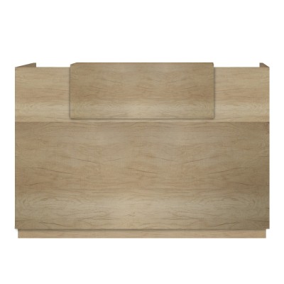 Γραφείο reception Lotus pakoworld σε χρώμα φυσικό 200x70x110εκ