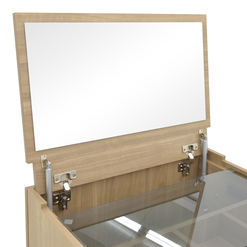 Τουαλέτα κρεβατοκάμαρας Sonlen pakoworld ανθρακί-sonoma 60x45x130εκ