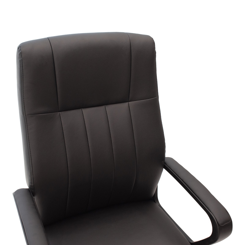 Καρέκλα γραφείου διευθυντή Roby pakoworld με pu χρώμα μαύρο