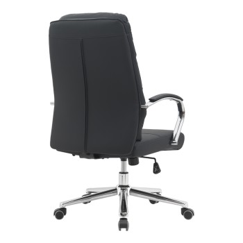 Καρέκλα γραφείου διευθυντή Normie pakoworld pu μαύρο 58x65x103-111εκ