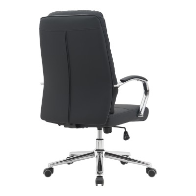 Καρέκλα γραφείου διευθυντή Normie pakoworld pu μαύρο 58x65x103-111εκ