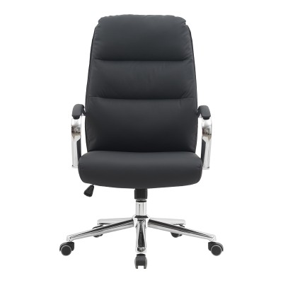 Καρέκλα γραφείου διευθυντή Normie pakoworld pu μαύρο 58x65x103-111εκ