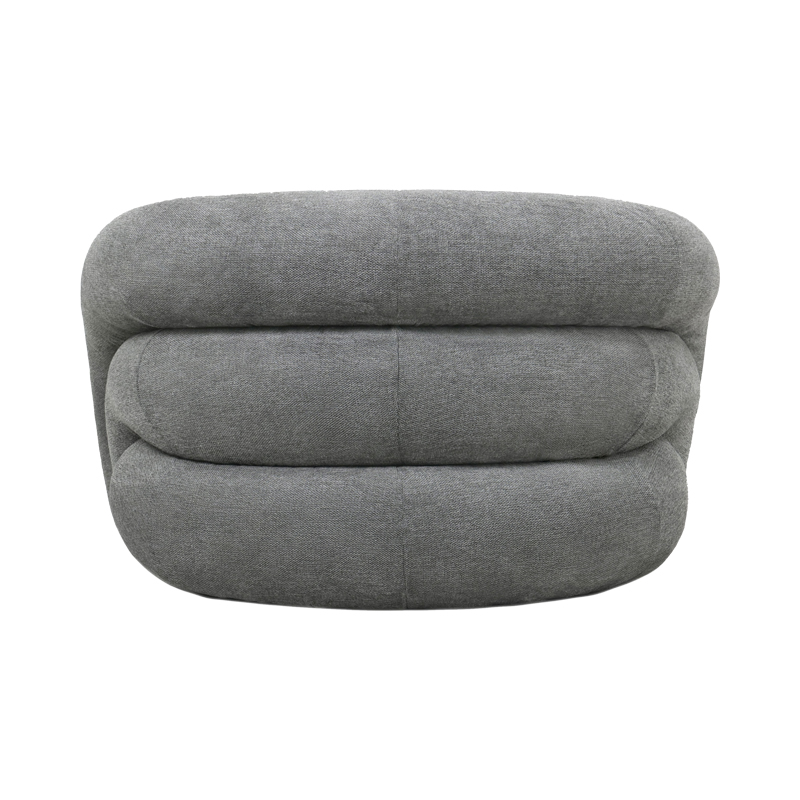 Πολυθρόνα Lexy pakoworld γκρι ύφασμα 100x89.5x60εκ