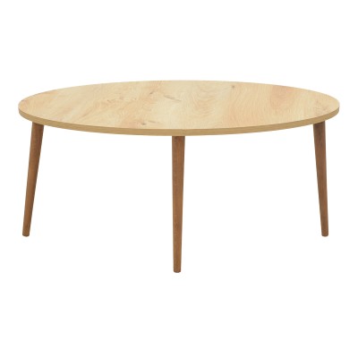 Τραπέζι σαλονιού Barton pakoworld sonoma-καφέ 90x45x40εκ