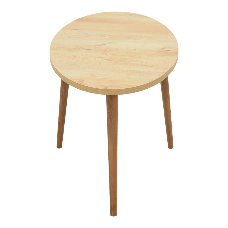 Τραπέζι σαλονιού Barton pakoworld sonoma-καφέ 90x45x40εκ